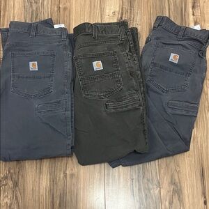 Carhartt Men's Utility Pants Light Gray Sz 34x32